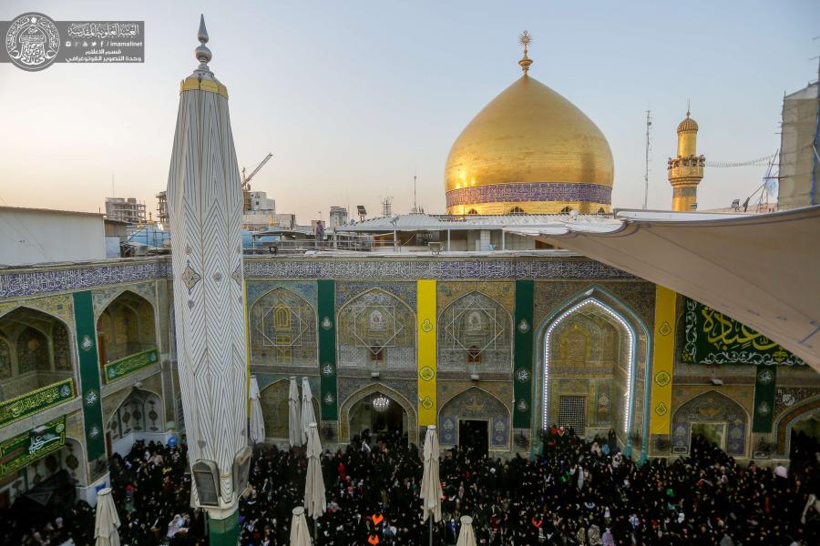 Thousands of pilgrims celebrating Eid al-Ghadir at Imam Ali's Holy Shrine