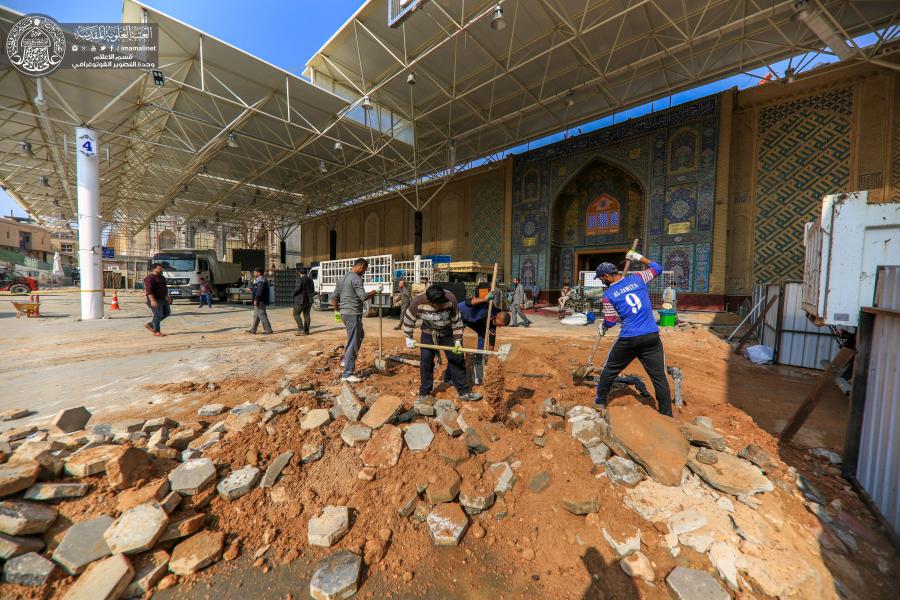 In Pictures…the Last Level of the Al-Rasool al-Adham Courtyard Project