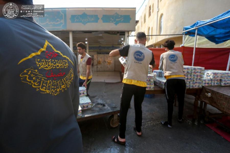 The Secretariat General of the Imam Ali (PBUH) Holy Shrine Logistically Supports the al-Askari Holy Shrine