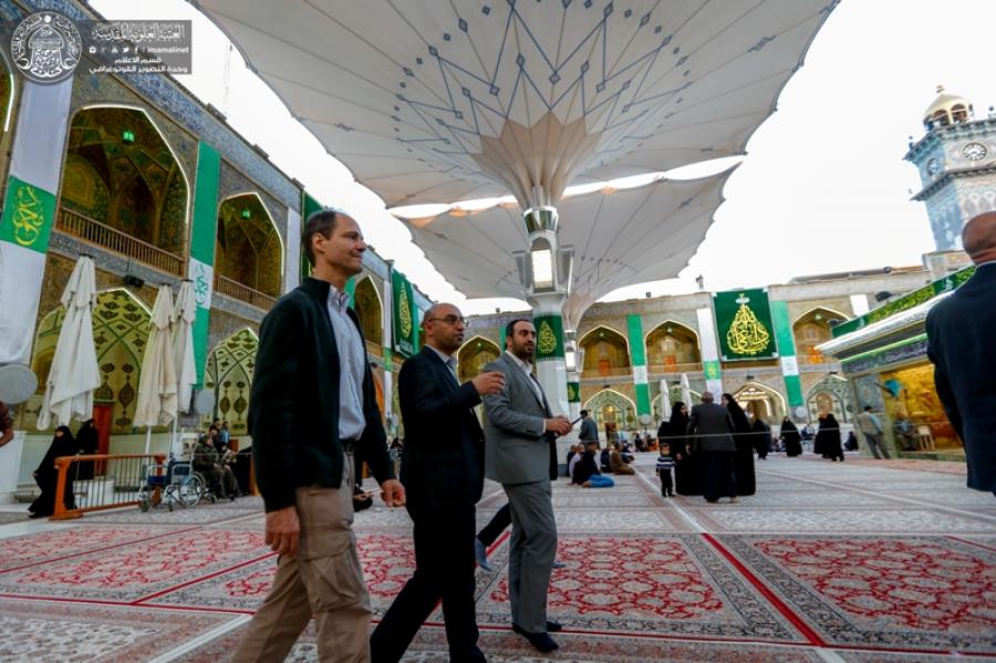 The Vice-President of the International Committee of the Red Cross: Imam Ali (PBUH) Holy Shrine is a Distinctive Spiritual Place