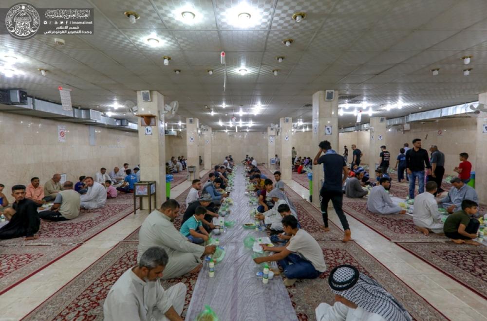 مضيف العتبة العلوية المقدسة يعلن توزيع قرابة نصف مليون وجبة ضيافة خلال شهر رمضان المبارك والاستعداد لضيافة الزائرين في عيد الفطر المبارك