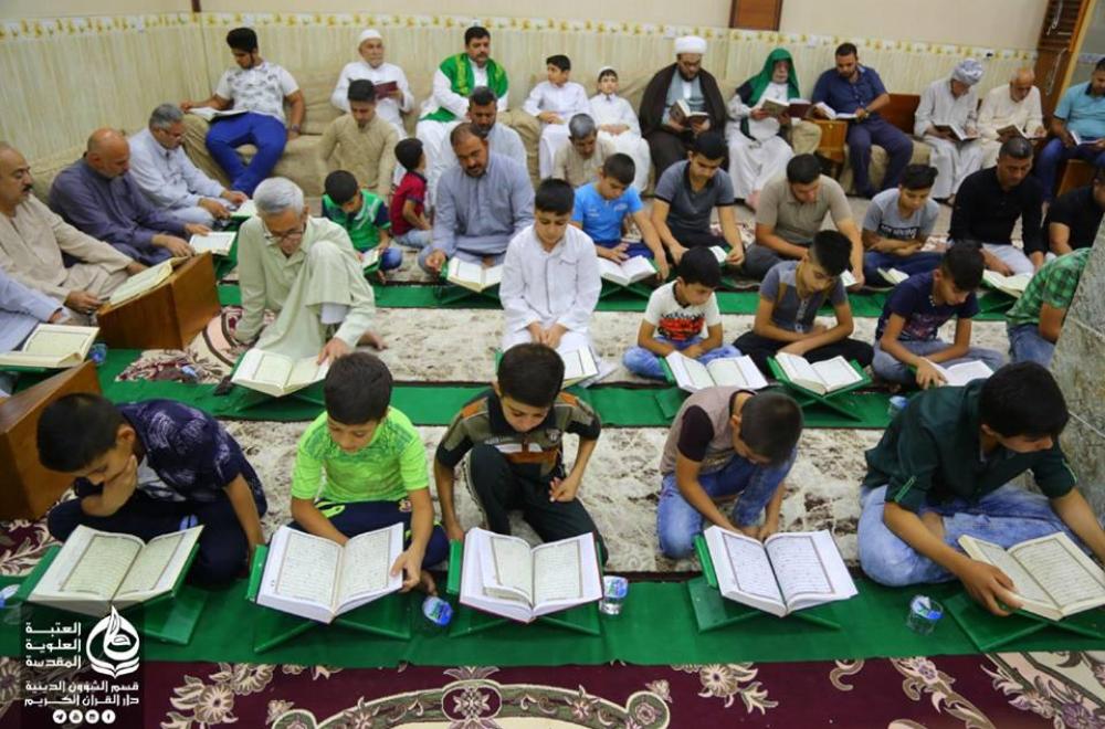 وفد العتبة العلوية يزور الختمات القرآنية في بغداد وكركوك وصلاح الدين