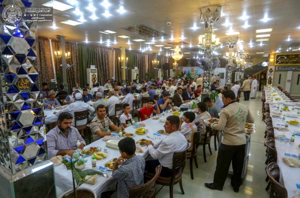 مضيف العتبة العلوية المقدسة يعلن توزيع قرابة نصف مليون وجبة ضيافة خلال شهر رمضان المبارك والاستعداد لضيافة الزائرين في عيد الفطر المبارك