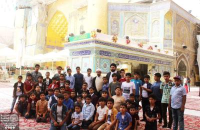 طلبة حسينيات ومساجد النجف الأشرف في ضيافة العتبة العلوية المقدسة