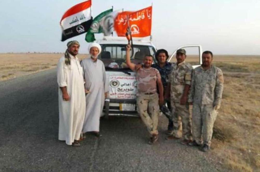 لجنة الإرشاد والتعبئة تشرف على حملة أهالي مدينة طويريج لدعم المقاتلين على الحدود السورية العراقية