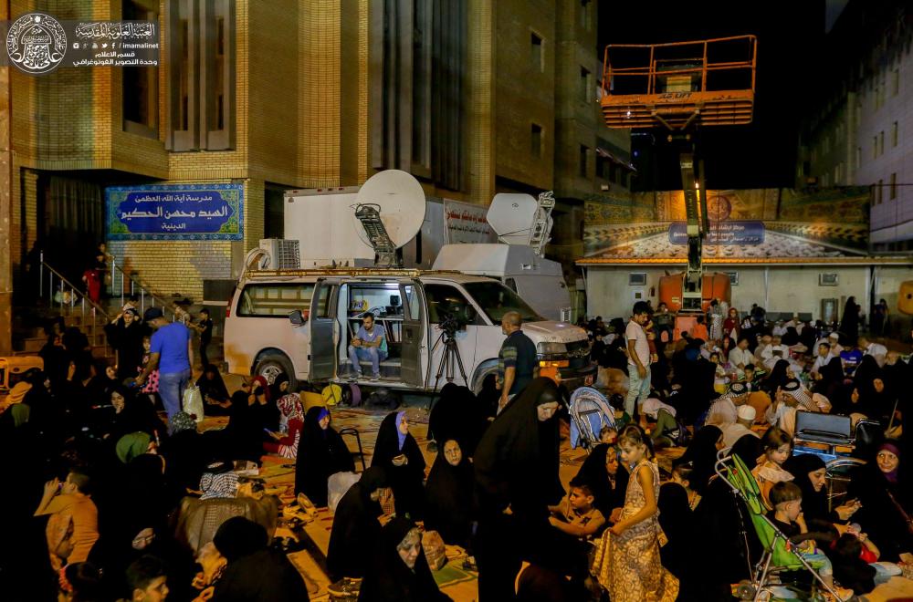 أكثر من 15 قناة فضائية ووكالات أنباء وإذاعات تنقل مراسم زيارة عيد الغدير الأغر
