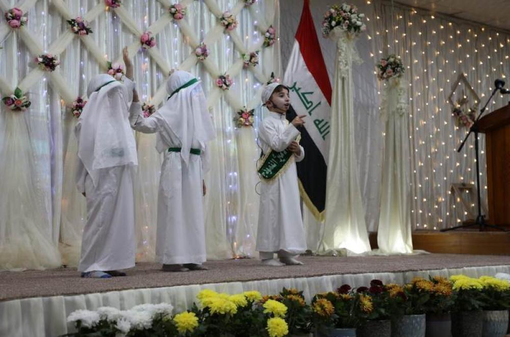الاقسام النسوية في العتبة العلوية المقدسة تطلق فعالياتها الخاصة بمهرجان الغدير السنوي السابع