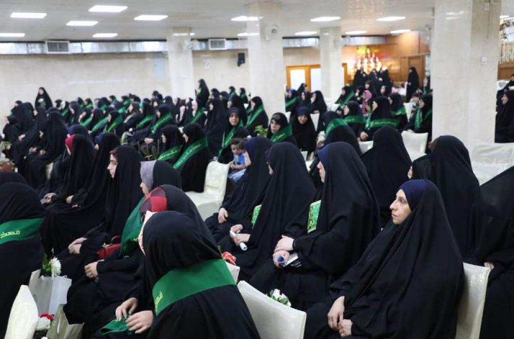 الاقسام النسوية في العتبة العلوية المقدسة تطلق فعالياتها الخاصة بمهرجان الغدير السنوي السابع