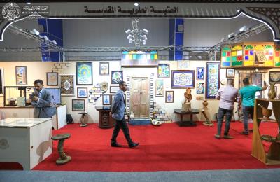 جناح العتبة العلوية في "معرض بغداد الدولي" يشهد زيارات لشخصيات ووفود رسمية 