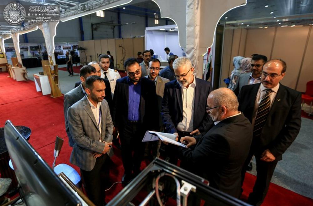جناح العتبة العلوية في "معرض بغداد الدولي" يشهد زيارات لشخصيات ووفود رسمية 
