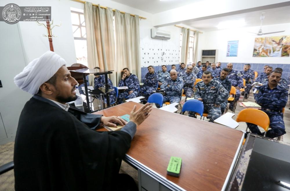 قسم الشؤون الدينية يواصل برنامجه التبليغي في اكاديمية الشرطة
