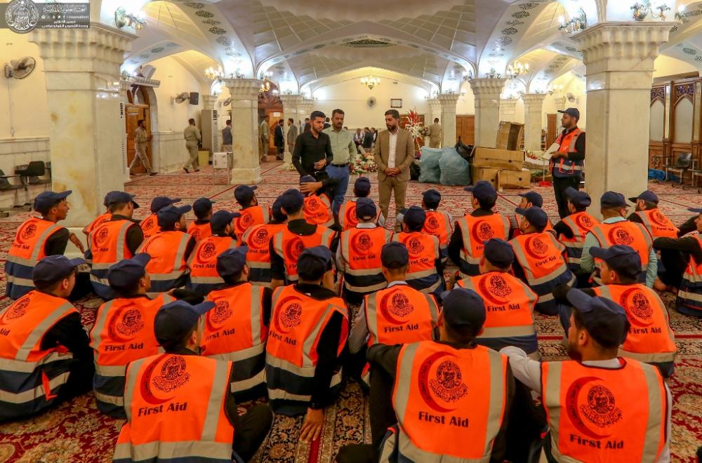 شُعبة المتطوعين ترفد أقسام وشُعب العتبة العلوية بأكثر من 1400 متطوعاً خلال زيارة المبعث النبوي الشريف