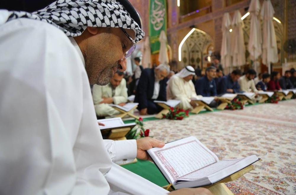 المحفل الأسبوعي يشهد تخرج دورة انصار القرآن الأولى في الصحن العلوي المطهر