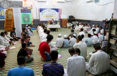 مركز القراَن الكريم يقيم ندوة حوارية حول الإمام المهدي "عج" في القراَن الكريم في قضاء غماس 