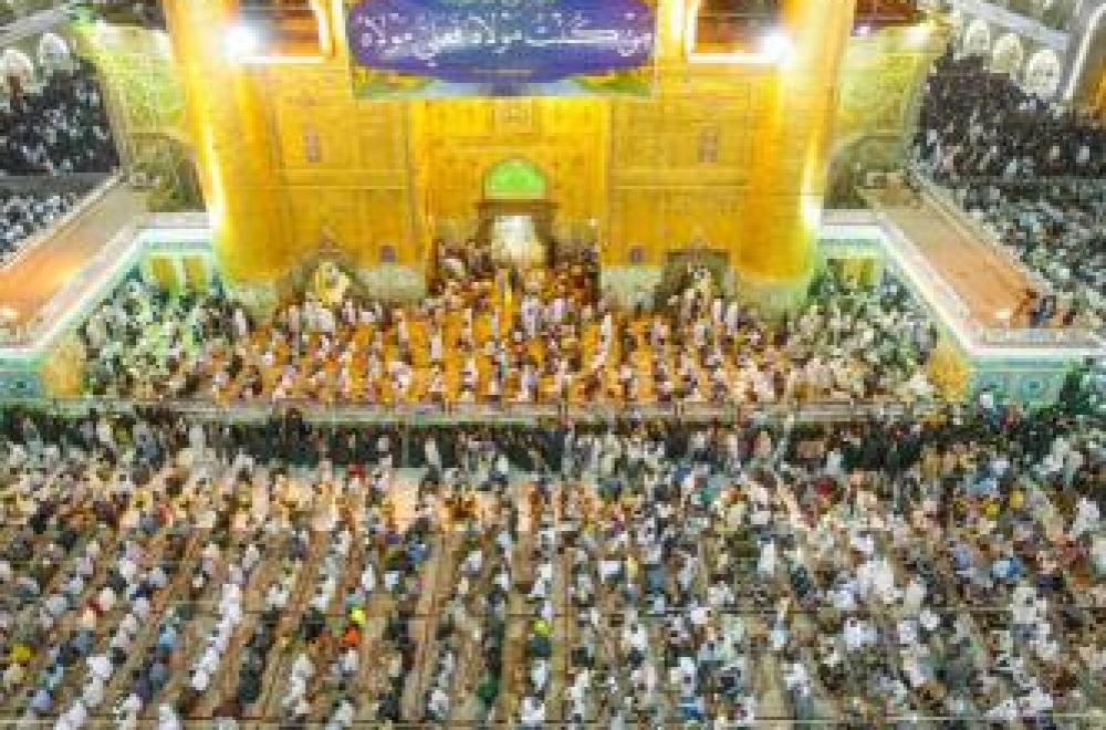 بمناسبة حلول ذكرى الغدير الأغر العتبة العلوية المقدسة تستقبل حشود ضخمة من الزائرين