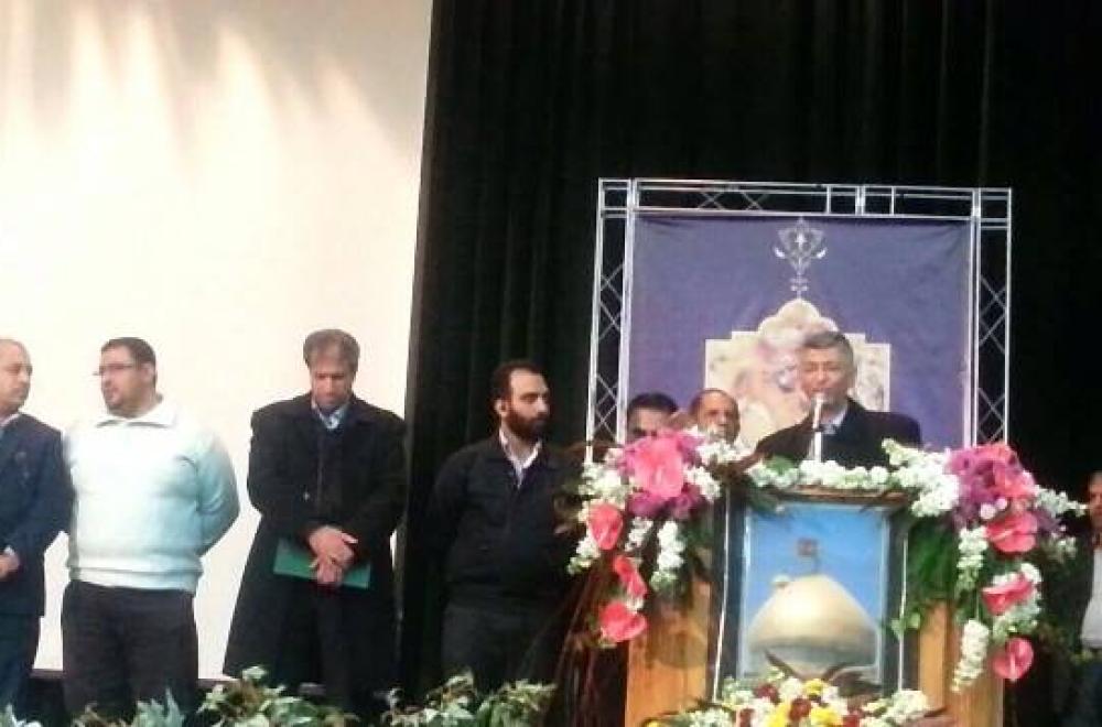 أعضاء الامانه العامة للعتبة العلوية المقدسة يحضرون في أصفهان لافتتاح كتيبة منحر الامام الحسين( عليه السلام)
