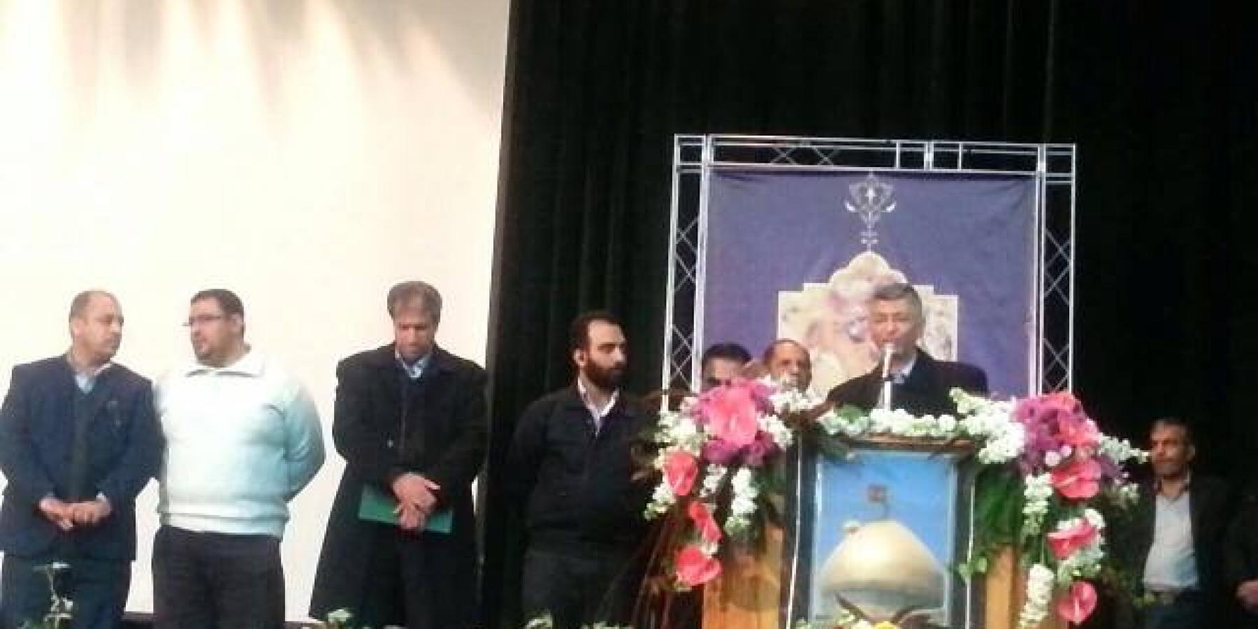 أعضاء الامانه العامة للعتبة العلوية المقدسة يحضرون في أصفهان لافتتاح كتيبة منحر الامام الحسين( عليه السلام)