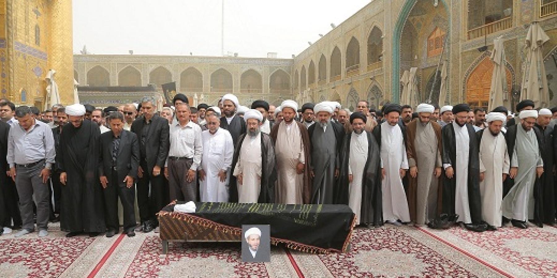 تشييع رسمي وشعبي لجثمان سماحة الشيخ فلاح لايذ 