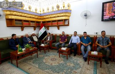 رئيس جامعة كركوك خلال زيارته للعتبة المقدسة: الإمام علي (ع) رمز للوحدة الوطنية