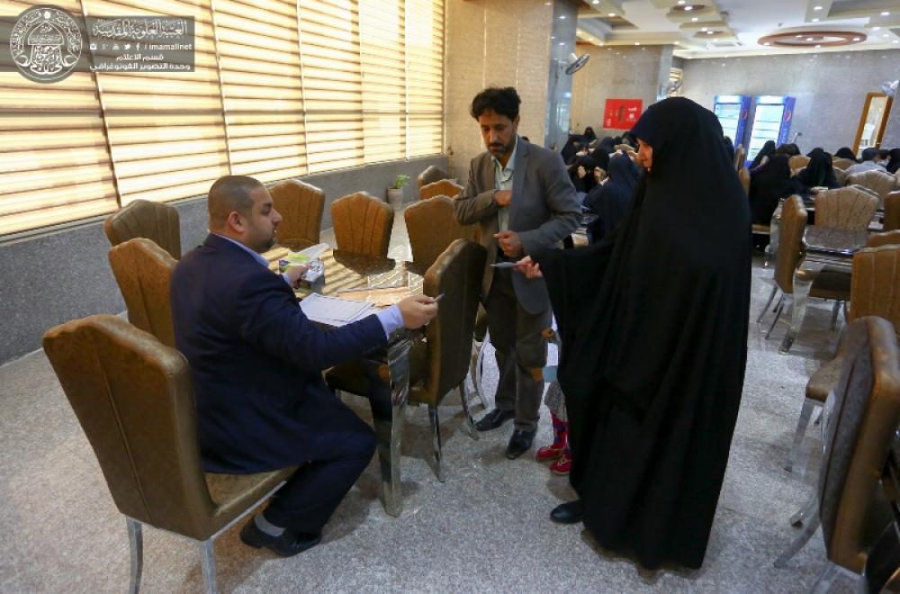 مركز الإمام علي (عليه السلام) لرعاية الأيتام والعوائل المتعففة يوزع 1000 سلة غذائية لمستحقيها