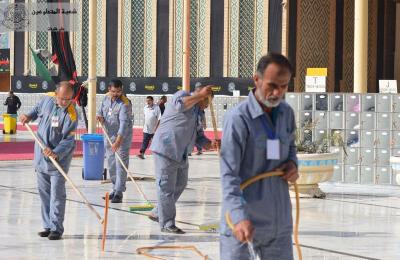 رفد أقسام العتبة العلوية بأكثر من ألف متطوع لخدمة الزائرين في عيد الغدير الأغر