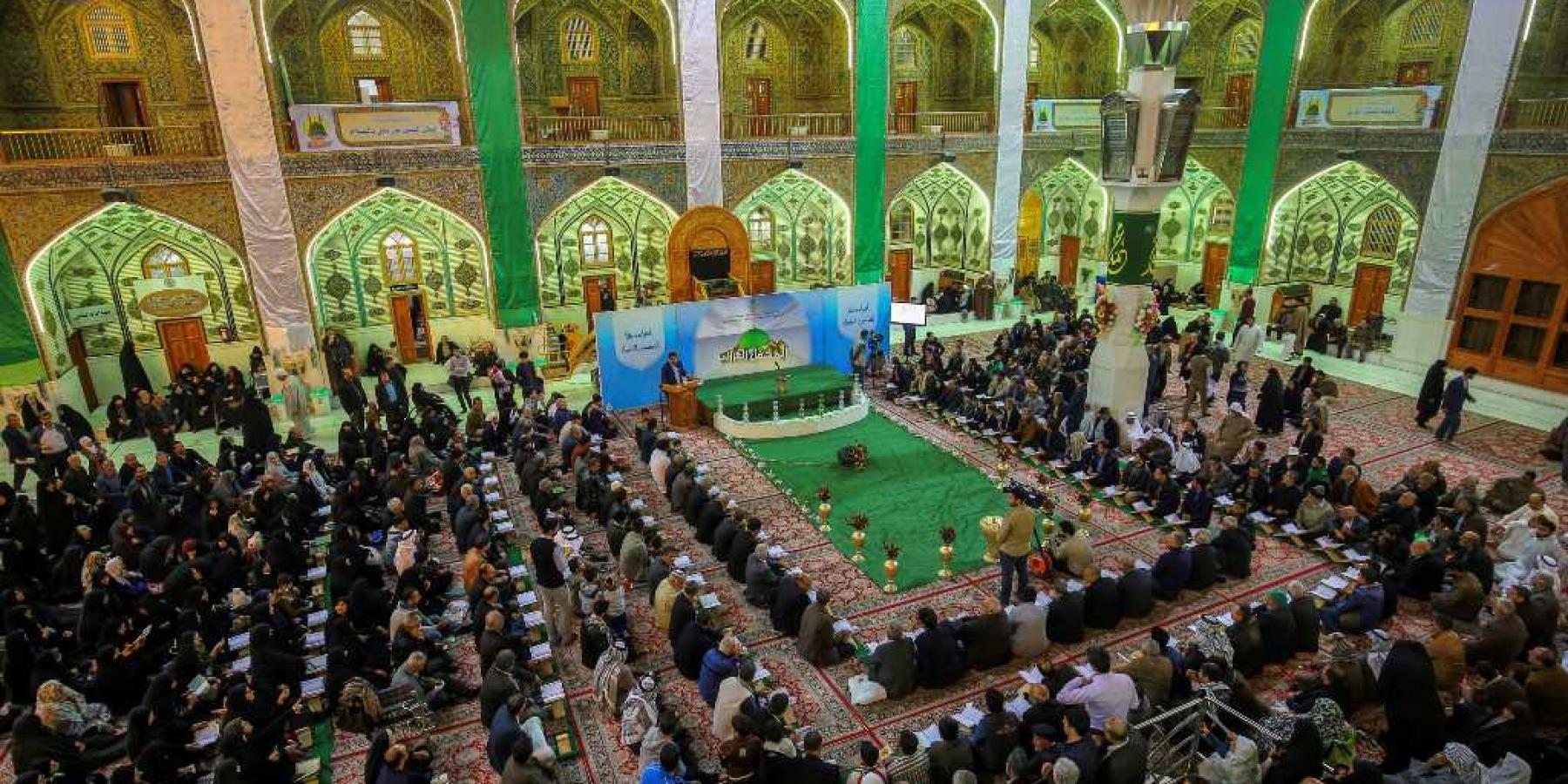 العتبة العلوية تستضيف قراء من مؤسسة السديد القرآنية الإيرانية للمشاركة في المحفل القرآني