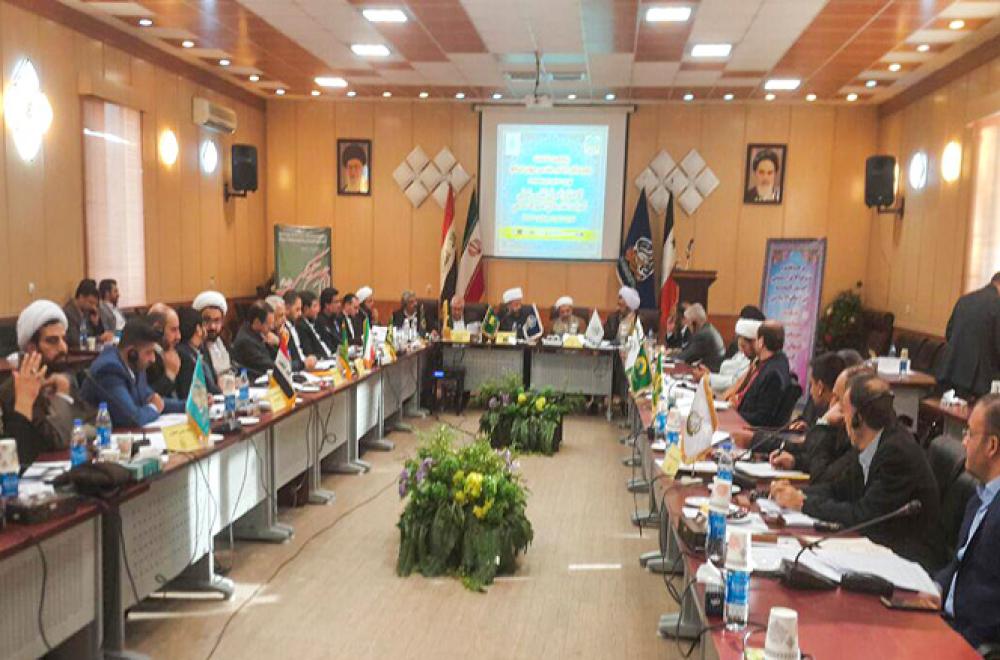 العتبة العلوية المقدسة تشارك بالاجتماع الدولي الخامس لممثلي العتبات المقدسة في العالم الإسلامي في طهران