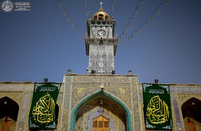 المرقد العلوي الطاهر يتزين احتفاءً بالمولد الميمون لسيد شباب أهل الجنة الإمام الحسن المجتبى (ع)