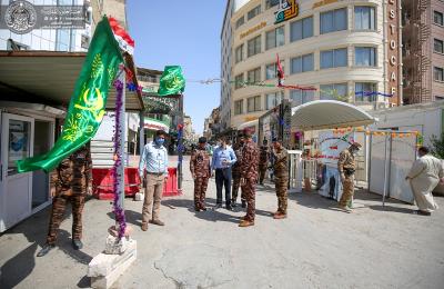 بمناسبة عيد الغدير الأغر.. قسم حفظ النظام الخارجي في العتبة العلوية يكثف جهوده لاستقبال المهنئين