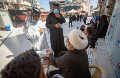 تعرف على نشاطات وبرامج قسم الشؤون الدينية في العتبة العلوية العقائدية والتوجيهية لزائري الأربعين