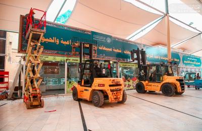 قسم الإعلام في العتبة العلوية ينجز عددا من الإعلانات الضوئية لمشاريع العتبة المقدسة
