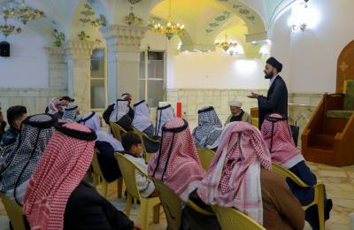 وجهاء محافظة صلاح الدين في ضيافة العتبة العلوية المقدسة