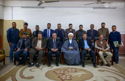 العتبة العلوية المقدسة تكرّم ملاكات (قسم محو الأميّة) في تربية النجف الأشرف