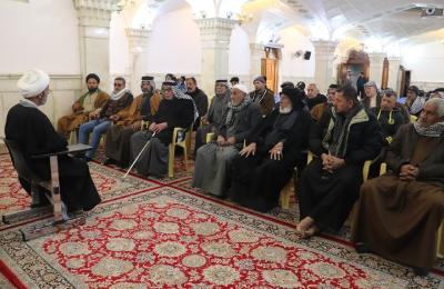 وفد محافظة ميسان في رحاب العتبة العلوية المقدسة