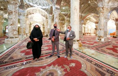 السفير الهولندي بعد اطلاعه على معالم المرقد العلوي الطاهر : إنه لشرف عظيم وسعادة بالغة أن أكون في هذا المكان المقدس والمهم
