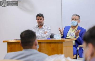 مركز القرآن الكريم في العتبة العلوية يقيم ورشة علمية لشرح لائحتي الصوت والنغم  