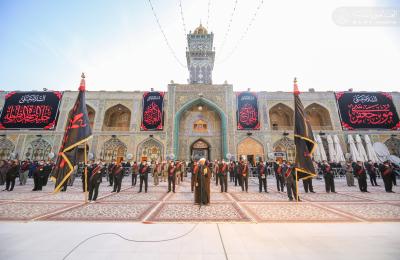 "مجلس عزاء الإمام الكاظم ع " ضمن مراسم الزيارة الصباحية لمنتسبي العتبة العلوية المقدسة – تقرير معزز بالصور -