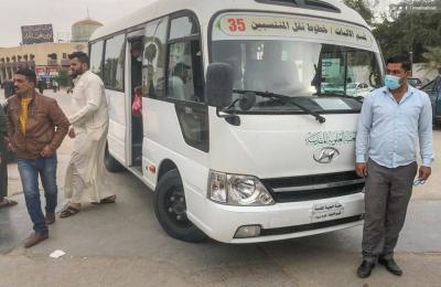 قسم الآليات في العتبة العلوية يستنفر جهوده لنقل الزائرين في مناسبة المبعث النبوي الشريف