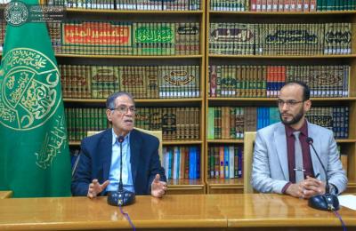 مركز القرآن الكريم في العتبة العلوية يقيم ندوة علمية بعنوان (البُعد التأريخي في القرآن الكريم)