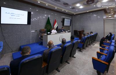 مجمع الروضة الحيدرية الفكري والثقافي يستضيف نخبة من رجال الأعمال للتعريف بمعالم المرقد العلوي