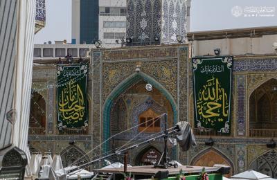 العتبة العلوية تنشر معالم الفرح والسرور في أرجاء الصحن المطهر ابتهاجا بمولد الإمام الحجة المنتظر(عليه السلام)