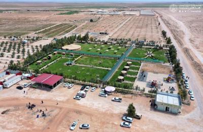 متنزه 15 شعبان في بحر النجف ... أجواء خلابة وخدمات متميّزة للزائرين من النجف الأشرف والمحافظات – صور –