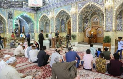 محفلٌ قرآنيٌ علويٌ في رحاب أبي الفضل العباس (عليه السلام)