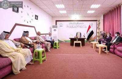 مركز القرآن الكريم في العتبة العلوية يزور اتحاد الروابط والتجمعات القرآنية في العراق