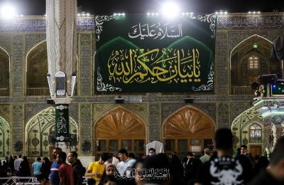 زائرو المرقد العلوي يحيون ليلة ميلاد الإمام الحسن المجتبى(عليه السلام) بتبادل التهاني وسط أجواء رمضانية مباركة 
