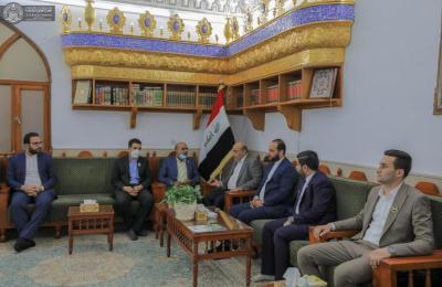 مركز القرآن الكريم في العتبة العلوية يقيم محفلًا قرآنيًا رمضانيًا يستضيف فيه وفد العتبة الكاظمية المقدسة 