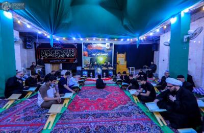 مركز القرآن في العتبة العلوية يحضر الختمة القرآنية في دار الإمام علي (عليه السلام) للقرآن الكريم .