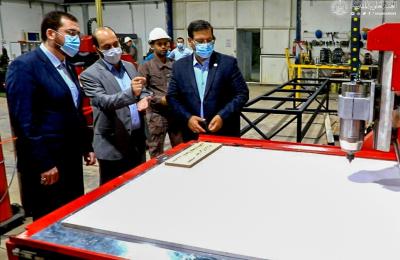 قسم المراقبة والاتصالات في العتبة العلوية يعلن عن تصنيع ماكينات ( cnc  ) وفق مواصفات متطورة