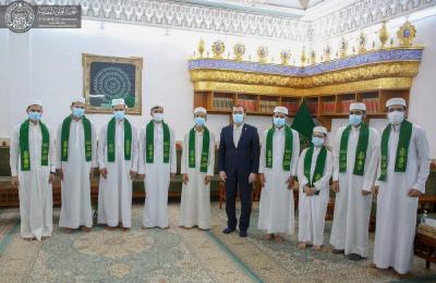 الأمانة العامة للعتبة العلوية المقدسة تكرم طلبتها من حفظة القرآن الكريم كاملاً