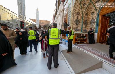 العتبة العلوية المقدسة : مئات المتطوعين ساهموا في تقديم الخدمات للزائرين بعيد الفطر المبارك